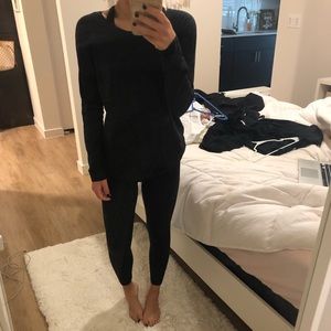 Black Lululemon long sleeve top